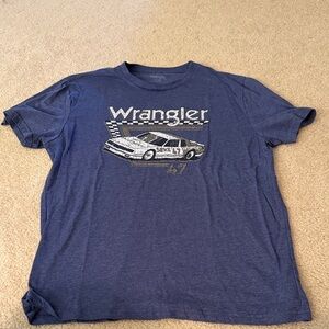 Wrangler Navy Car Graphic Tee
